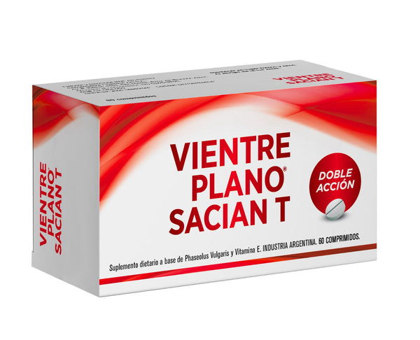 Saciant Vientre Plano Dietary Supplement - Natural Appetite Suppressant with Metabolism Booster, Digestive Support, and Anti-Inflammatory Benefits (60 Units)