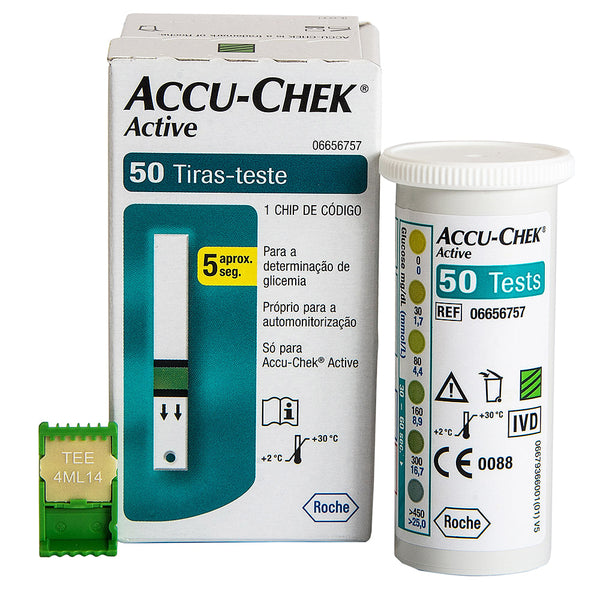 Accu-Chek Active Test Strips (50 Units): Easy to Use for Accurate Results at a Reasonable Price