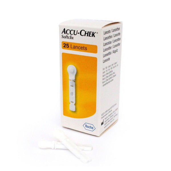 Accu-Chek Softclix Lancets (25 Units) - Quick & Comfortable Puncture with Improved Accuracy & Universal Fit