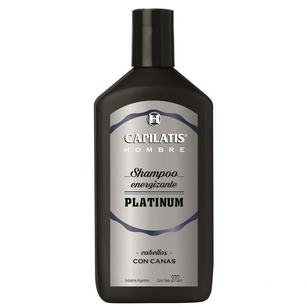 Capilatis Energizing Shampoo Platinum Shine and Shine Grey Men - (370ml / 12.51Fl Oz)