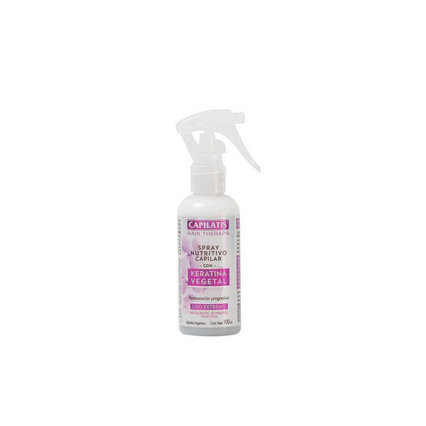 Capilatis Keratin Hair Spray (100ml/3.38fl oz) Nourish and Repair Hair with Heat Protection