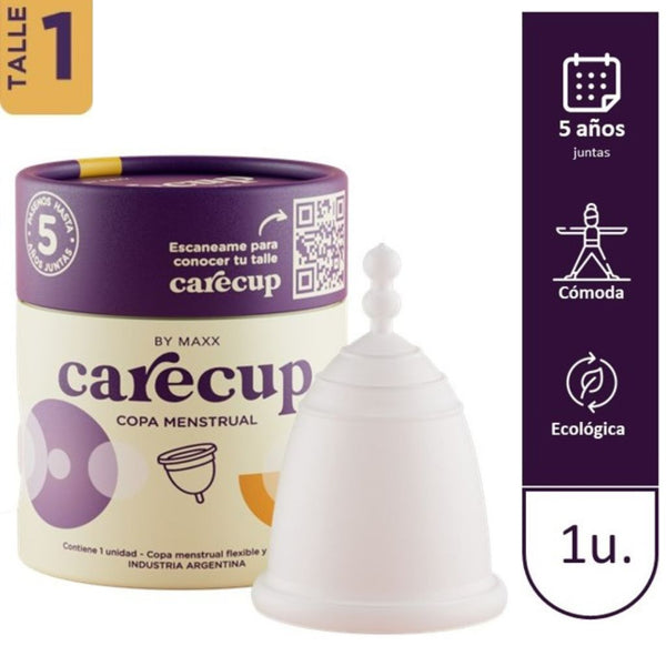 Carecup Menstrual Cup Size 1: Reusable, Eco-Friendly and Leak-Free Protection