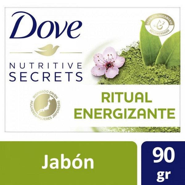 Dove Matcha Soap with Green Tea and Sakura Flower Extract - 90gr/3.17oz - Natural, Moisturizing, Antioxidant, Cleansing and Eco-Friendly