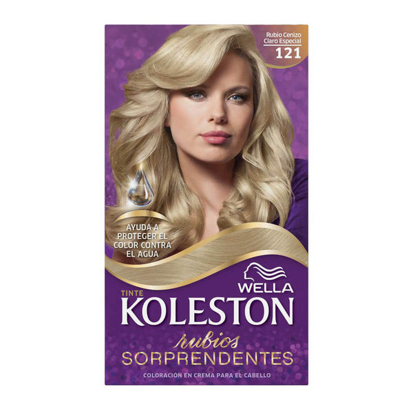 Koleston Hair Coloring Kit 121 Light Ash Blonde Special (1 Pack): Long-lasting, Natural-looking Color with Protective Pre-Color Serum