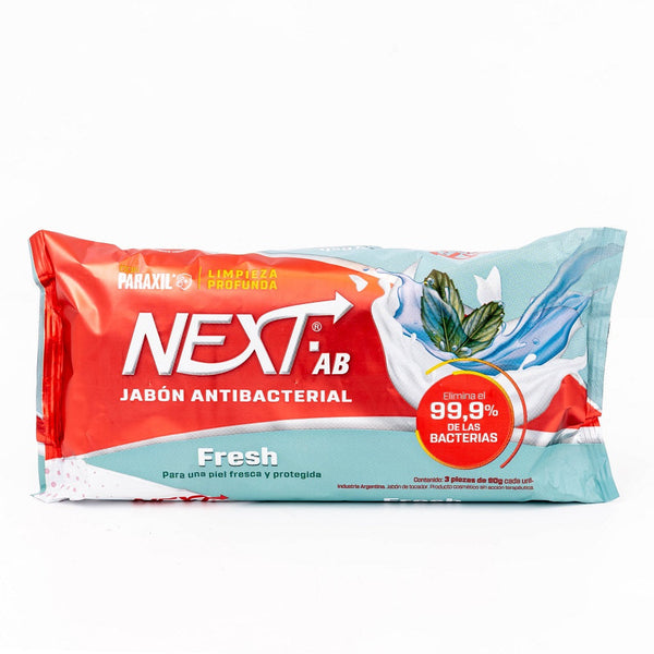 Next Fresh Soap 90G 3 Units: Natural, Moisturizing, and Hypoallergenic Cruelty-Free Soap 270Gr / 9.12Oz