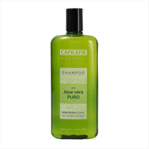 Organic Aloe Vera Shampoo 420ml/14.20fl Oz - Paraben, Salt & Dye Free - Eco-Certified & Cruelty-Free